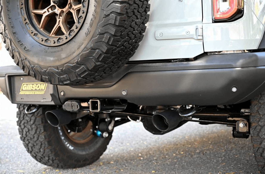 Gibson Elite Dual Split Exhaust (Black) 2021 - 2023 Bronco 4 - Door - Speedlogix