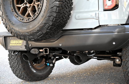 Gibson Elite Dual Split Exhaust (Black) 2021 - 2023 Bronco 4 - Door - Speedlogix