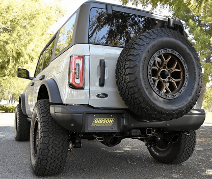 Gibson Elite Dual Split Exhaust (Black) 2021 - 2023 Bronco 4 - Door - Speedlogix
