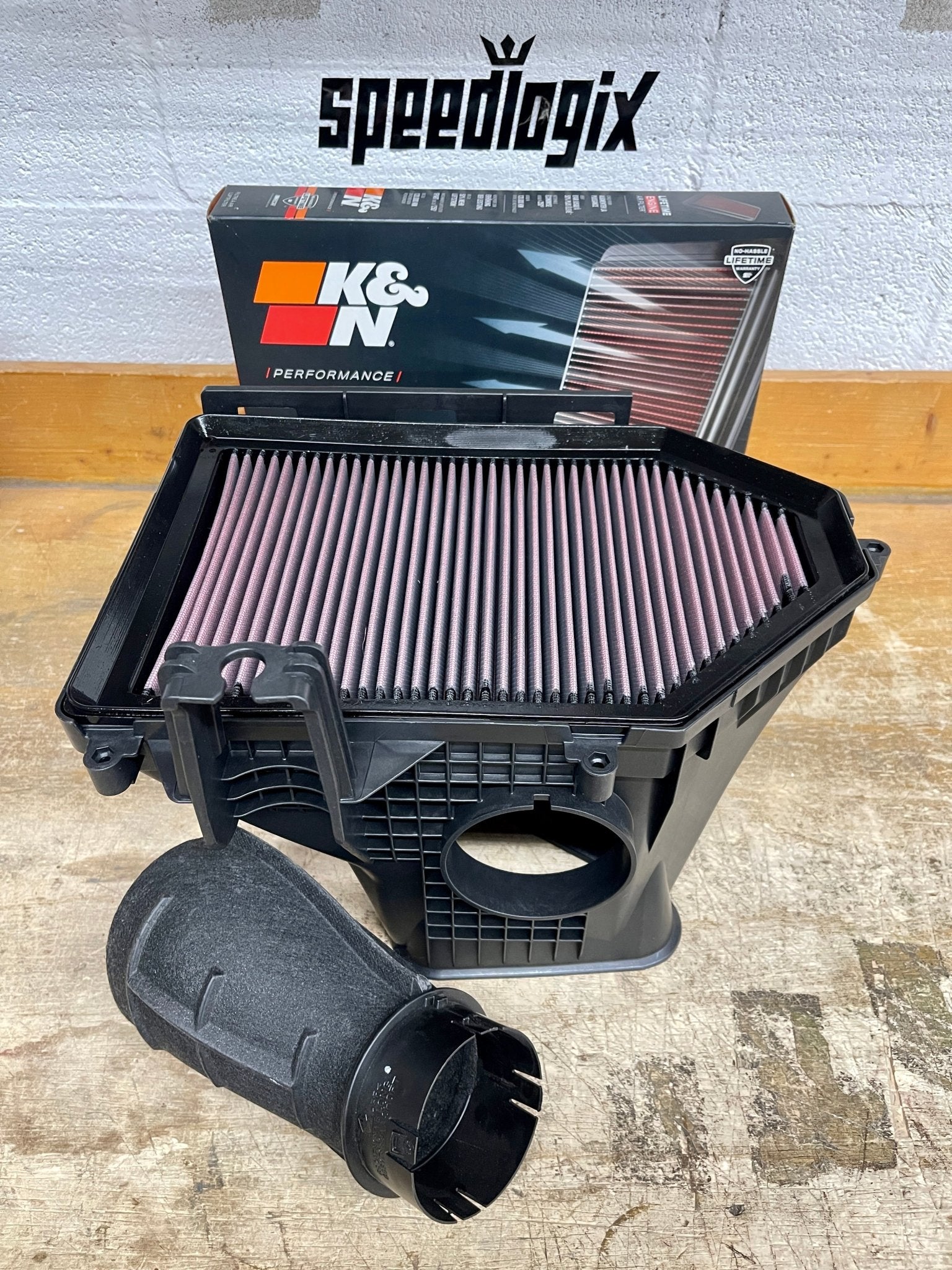 Hellcat Airbox Kit w/ Inlet Tube, Filter 2015 - 2023 Challenger - Speedlogix