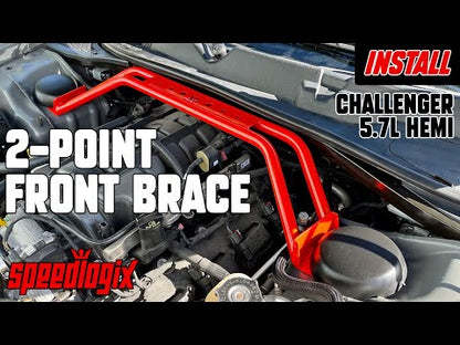Speedlogix 2-point Front Strut Brace 2009-2023 Challenger/Charger 5.7L, 6.4L