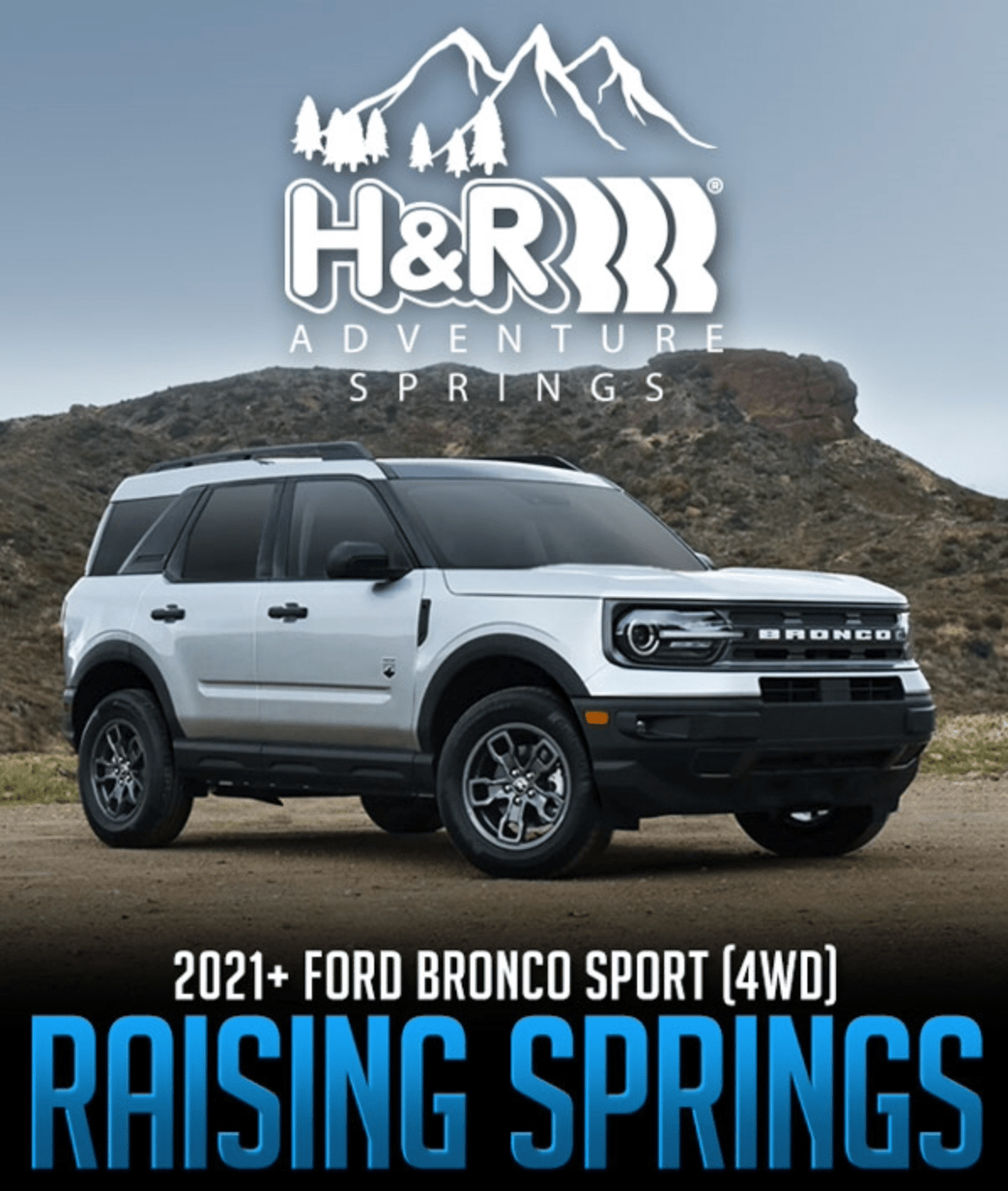 H&R Adventure Raising Springs 2021 - 2023 Bronco Sport - Speedlogix