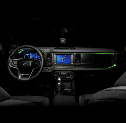 Oracle ColorSHIFT Fiber Optic LED Interior Dash Board Kit 2021 - 2023 Bronco - Speedlogix