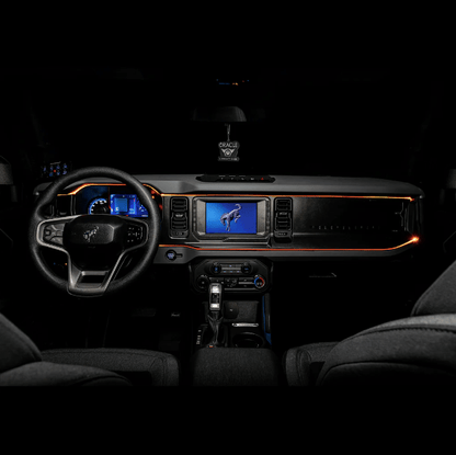 Oracle ColorSHIFT Fiber Optic LED Interior Dash Board Kit 2021 - 2023 Bronco - Speedlogix