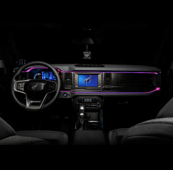 Oracle ColorSHIFT Fiber Optic LED Interior Dash Board Kit 2021 - 2023 Bronco - Speedlogix