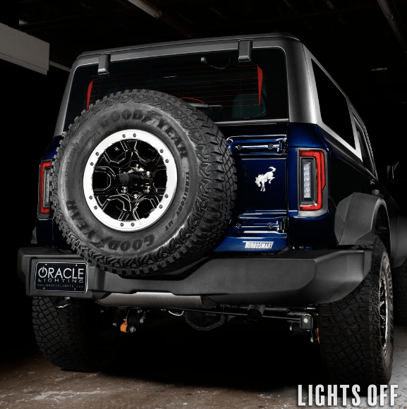 Oracle Flush (Red) LED Tail Lights 2021 - 2023 Bronco - Speedlogix