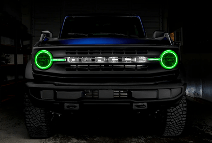 Oracle Headlight Halo Kit w/ DRL Bar ColorSHIFT 2021 - 2023 Bronco (Base Headlights) - Speedlogix