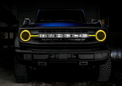 Oracle Headlight Halo Kit w/ DRL Bar ColorSHIFT 2021 - 2023 Bronco (Base Headlights) - Speedlogix