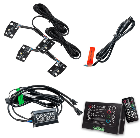 Oracle Headlight Halo Upgrade Kit RGB+W ColorSHIFT 2021 - 2023 Bronco (Signature Headlights) - Speedlogix