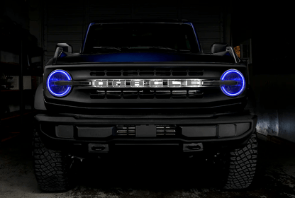 Oracle Headlight Halo Upgrade Kit RGB+W ColorSHIFT 2021 - 2023 Bronco (Signature Headlights) - Speedlogix