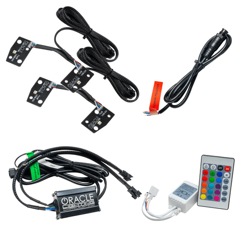 Oracle Headlight Halo Upgrade Kit RGB+W ColorSHIFT 2021 - 2023 Bronco (Signature Headlights) - Speedlogix