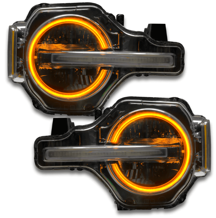 Oracle Headlight Halo Upgrade Kit RGB+W ColorSHIFT 2021 - 2023 Bronco (Signature Headlights) - Speedlogix
