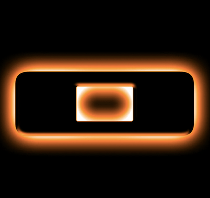 Oracle Illuminated Amber LED Letter Badges 2021 - 2023 Bronco - Speedlogix