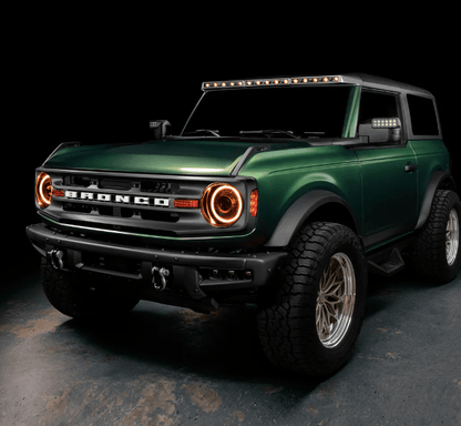 Oracle Integrated Windshield Roof LED Light Bar System 2021 - 2023 Bronco - Speedlogix