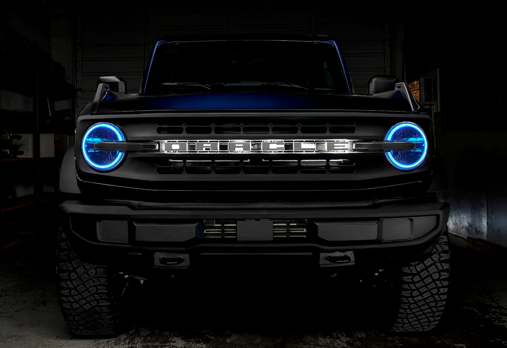 Oracle LED Headlight Halo Kit 2021 - 2023 Bronco (Base Headlights) - Speedlogix