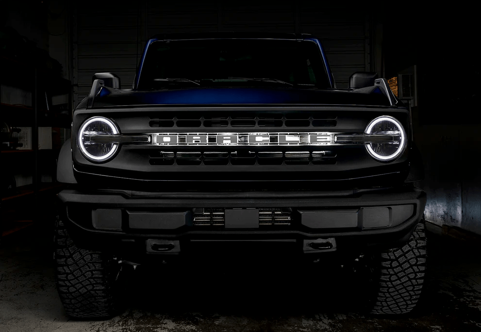 Oracle LED Headlight Halo Kit 2021 - 2023 Bronco (Base Headlights) - Speedlogix