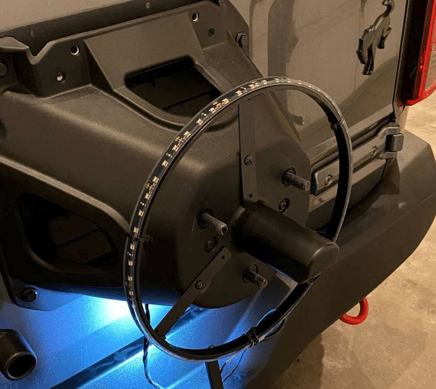 Oracle LED Illuminated Spare Tire Wheel Ring Third Brake Light 2021 - 2023 Bronco - Speedlogix