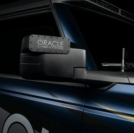 Oracle Magnetic Light Bar Cover for LED Side Mirrors 2021 - 2023 Bronco - Speedlogix