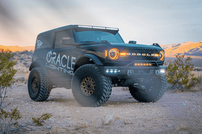 Oracle Triple LED Fog Light Kit for Steel Bumper 2021 - 2023 Bronco - Speedlogix