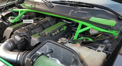 Speedlogix 4 - point Strut Tower Brace 2005 - 2023 Challenger/Charger 3.6L, 5.7L, 6.1L, 6.4L - Speedlogix