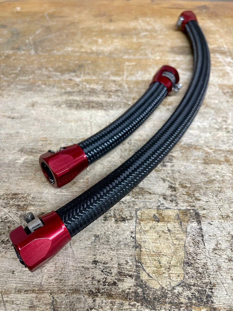 Speedlogix Catch Can Braided Line Kit 2005 - 2023 Challenger/Charger (S Mount) - Speedlogix