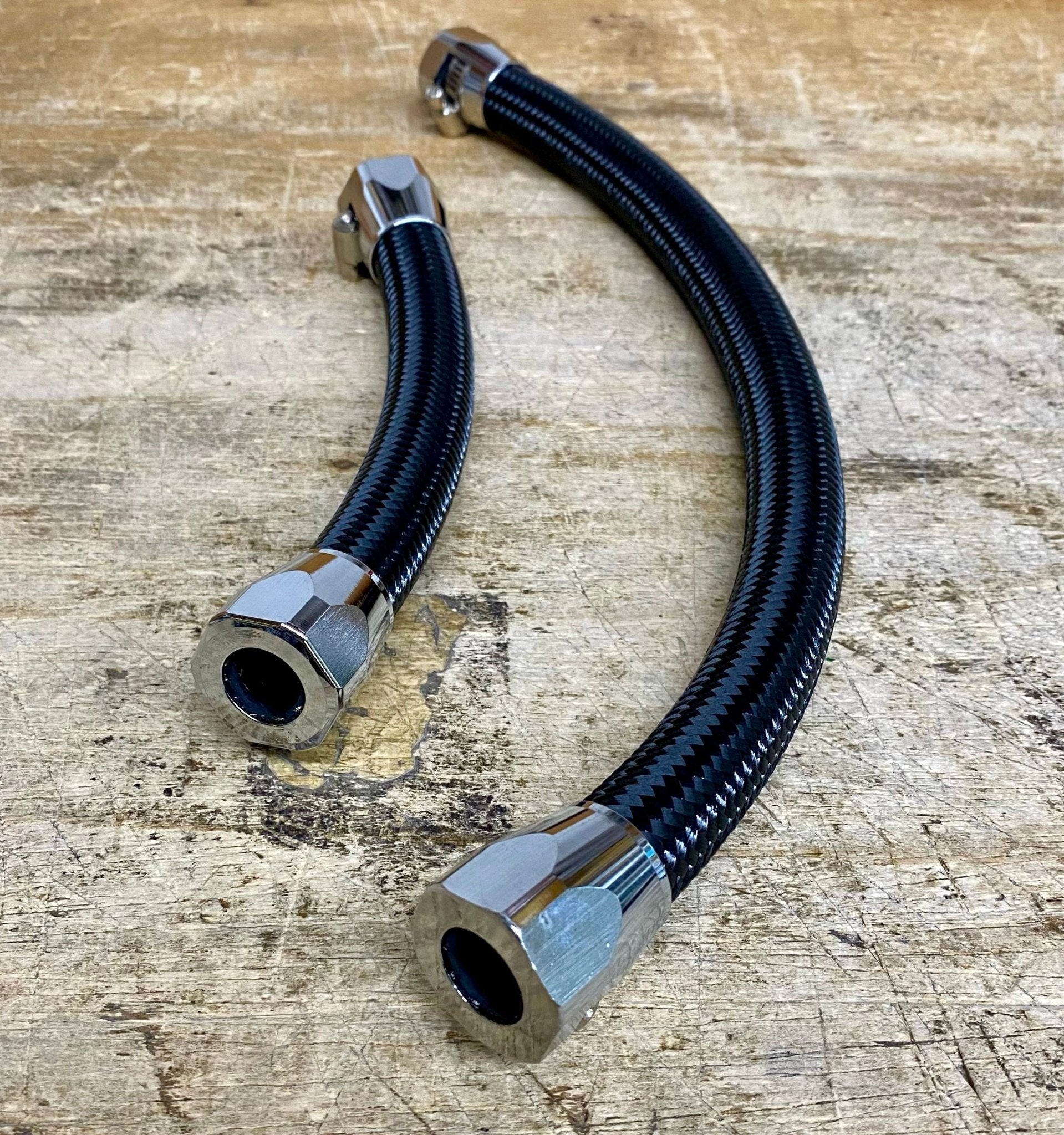 Speedlogix Catch Can Braided Line Kit 2005 - 2023 Challenger/Charger (S Mount) - Speedlogix