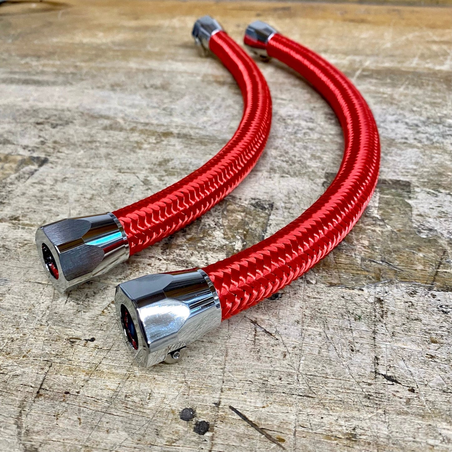 Speedlogix Catch Can Braided Line Kit 2005 - 2023 Challenger/Charger (S Mount) - Speedlogix