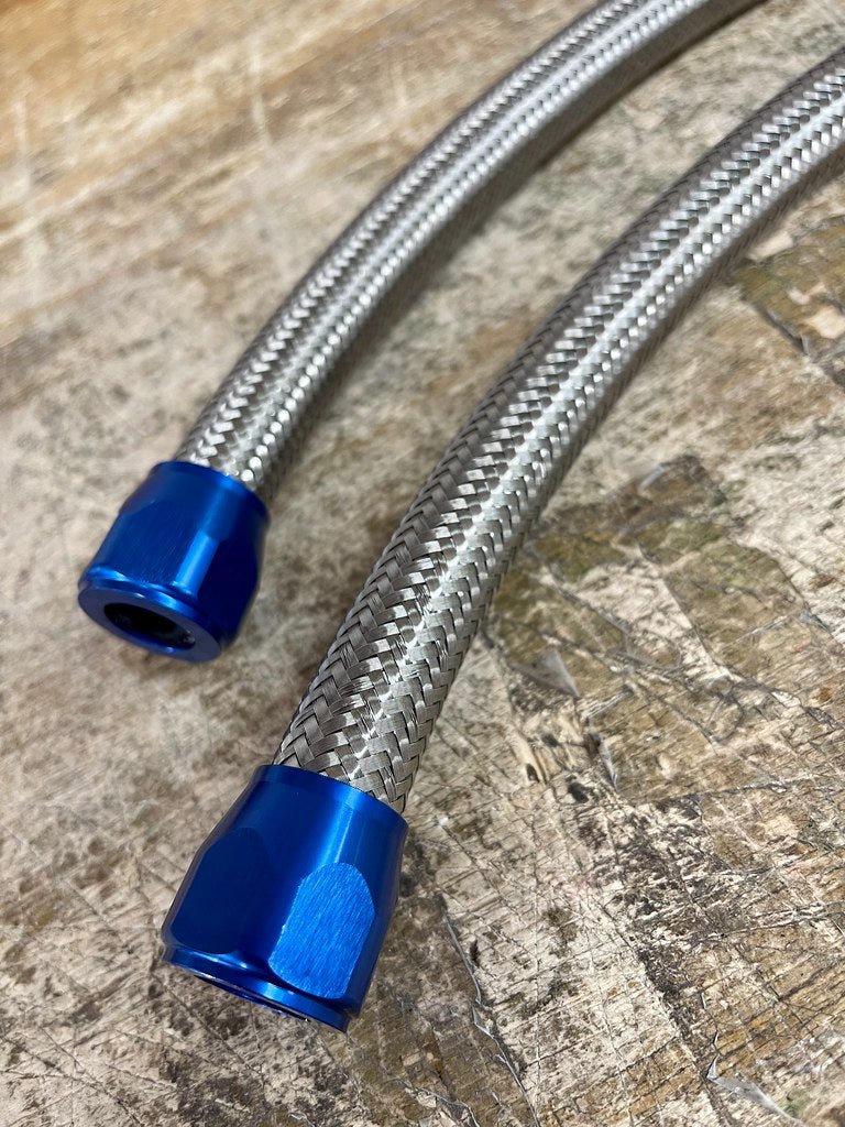 Speedlogix Catch Can Braided Line Kit 2005 - 2023 Challenger/Charger (S Mount) - Speedlogix