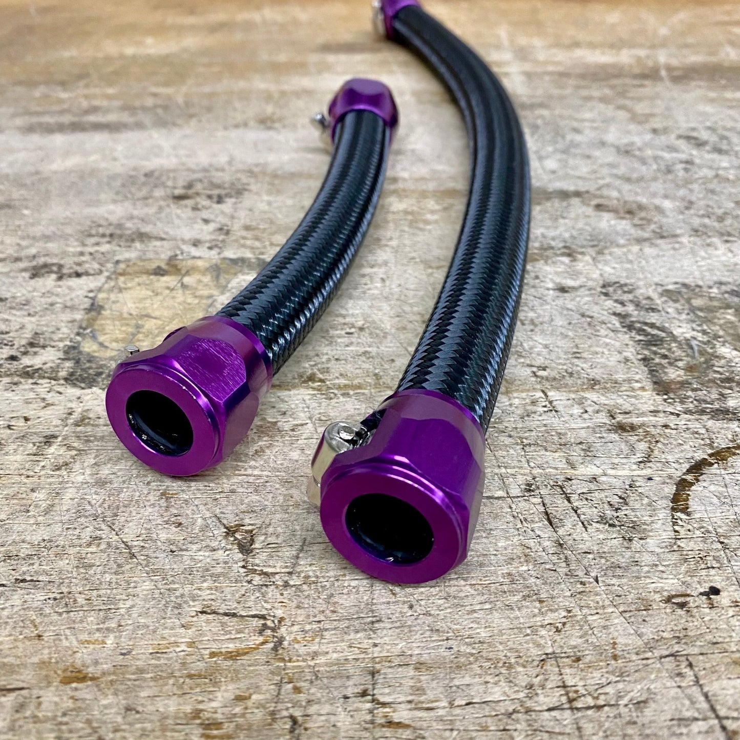 Speedlogix Catch Can Braided Line Kit 2005 - 2023 Challenger/Charger (S Mount) - Speedlogix