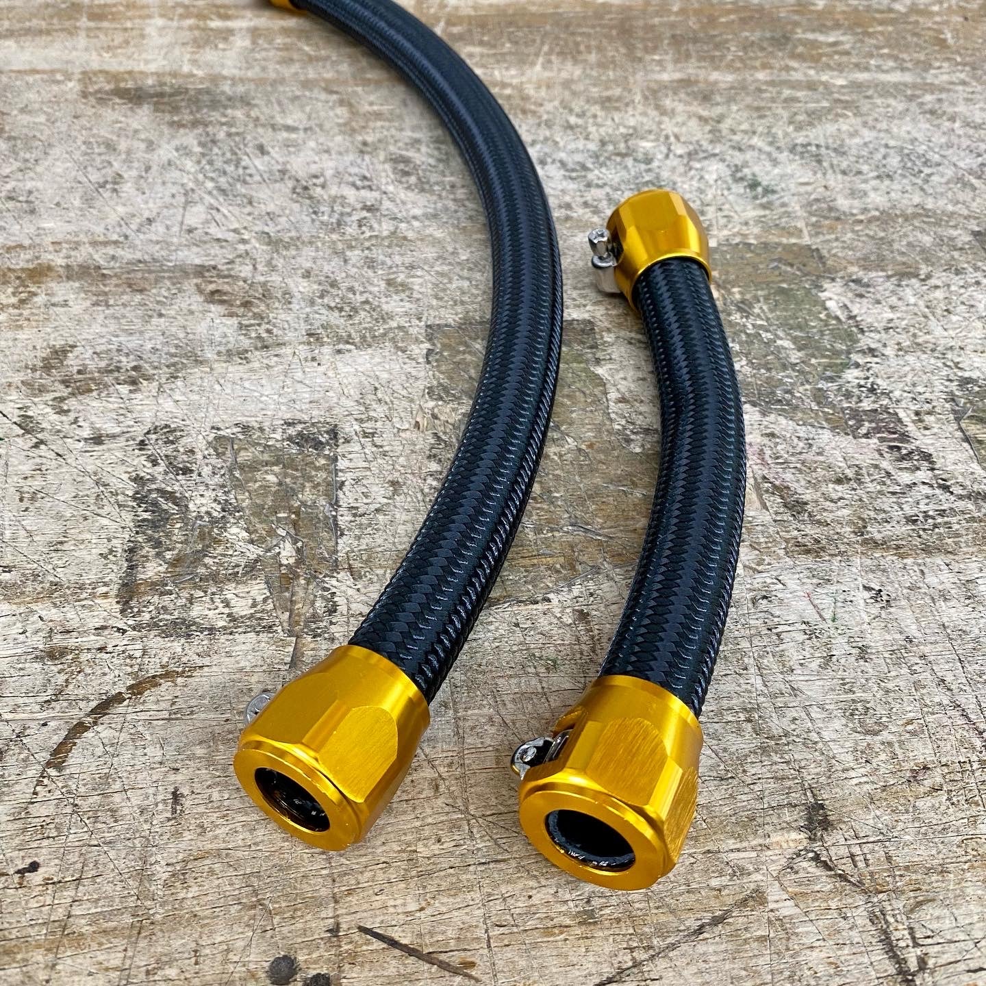 Speedlogix Catch Can Braided Line Kit 2005 - 2023 Challenger/Charger (S Mount) - Speedlogix