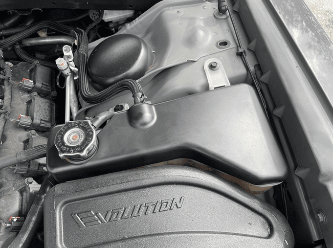 Speedlogix Coolant Tank Cover (Black) 2011 - 2023 Challenger/Charger - Speedlogix